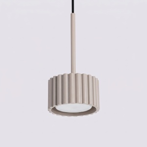 Lustră suspendată AURA 1 gri-maro Gx53 - Img 3