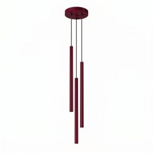 Lustră suspendată PASTELO 3P burgundy