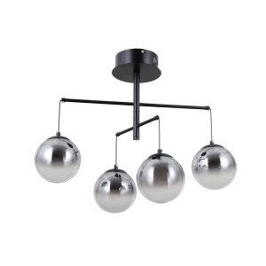 Lustra Velada Negru 4 x LED