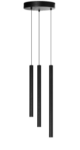 Lustra VERNO 3 3000K Negru