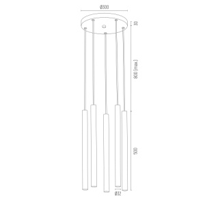 Pendul 1 bec SINES A4215 - Img 2