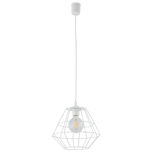 Pendul Alb 1xE27 DIAMOND 6215TK