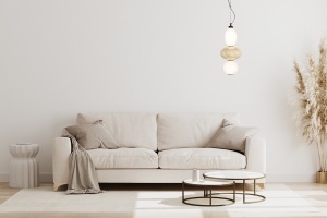 Pendul Bej - Alb LED Tordi - Img 2