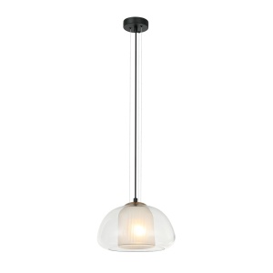 Pendul Feder Negru 1 x E27 - Img 2