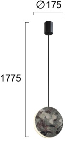 Pendul LED 3000K Anais 4300800 - Img 4