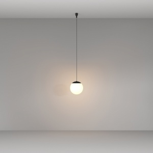 Pendul modern negru cu glob cu led Maytoni Luna d15 3000k - Img 3