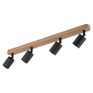 Plafoniera/ Aplica perete Bej Negru 4xGU10 TOP 3293TK - Img 3