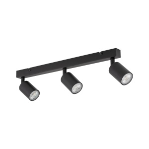 Plafoniera/ Aplica perete Negru 3xGU10 TOP 6176TK - Img 1