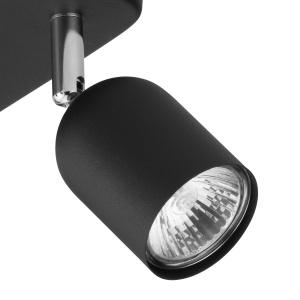 Plafoniera/ Aplica perete Negru Chrome 4xGU10 TOP 4418TK - Img 2