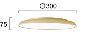 Plafoniera LED 3000K Art 4303500 - Img 3