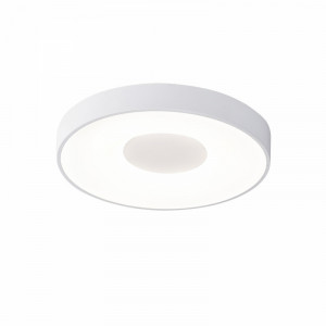 Plafoniera moderna alba rotunda Coin M