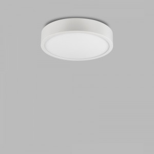 Plafoniera moderna alba rotunda cu led 3000k Saona Superficie M