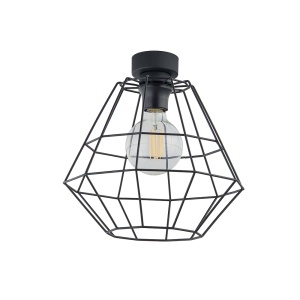 Plafoniera Negru 1xE27 DIAMOND 6202TK