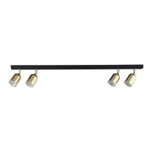 Plafoniera Negru Auriu 4xGU10 TOP 5619TK - Img 1