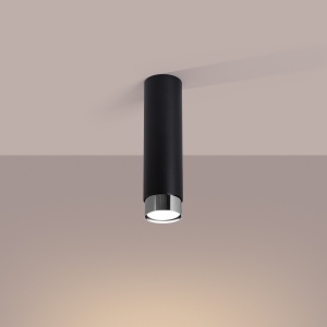 Plafonieră NERO 22,5 Negru Chrome - Img 3
