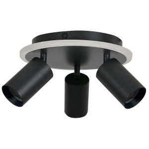Plafoniera Parma 3 rotund Negru 3xGU10 LED CCT - Img 2