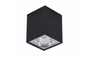 Spot aplicat ELOY 1 Negru/Aluminiu - Img 1