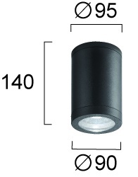 Spot aplicat exterior GU10 Melinda 4318200 - Img 2