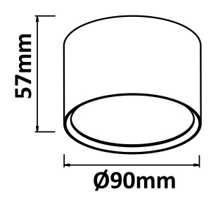 Spot aplicat Kendal alb IP54 LED CCT - Img 4