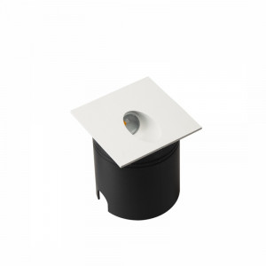 Spot incastrat modern pentru scara alb patrat Aspen