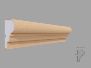 Ancadrament fereastra exterior FP102 dimensiuni 100x55x2000mm - Img 1