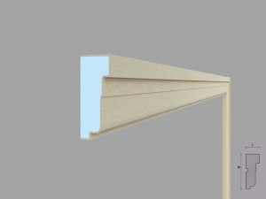 Ancadrament fereastra exterior FP108 dimensiuni 100x38x2000mm - Img 3