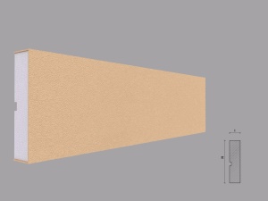 Ancadrament fereastra exterior FP109 dimensiuni 120x30x2000mm - Img 1