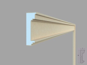 Ancadrament fereastra exterior FP118 dimensiuni 120x40x2000mm - Img 3
