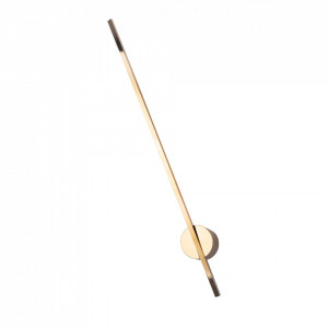 Aplica aurie, Aplica perete aurie, Aplica perete metal, Aplica dormitor, Iluminat interior, Aplica perete moderna, Aplica living, Aplica moderna dormitor