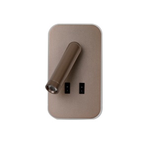 Aplica perete Doria Bej 2 x LED - Img 1