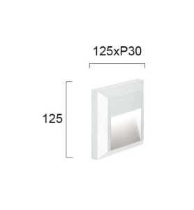 Aplica perete exterior LED 3000K-4000K-6500K Leros Plus 4137801 - Img 2