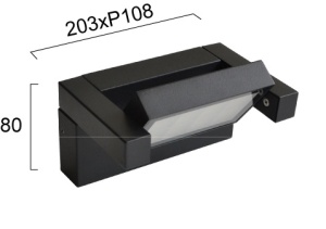Aplica perete exterior LED 3000K Gea 4293400 - Img 2