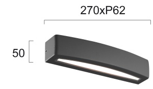 Aplica perete exterior LED 3000K Rio 4223301 - Img 3
