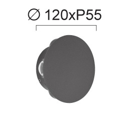 Aplica perete exterior LED 3000K Smooth 4318400 - Img 3
