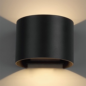 Aplica perete exterior LED R.* 2*6W 2700K dimabil Negru DAVOS 8604