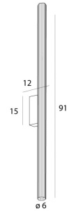 Aplica perete FAYETTE W0367 LED Negru - Img 2