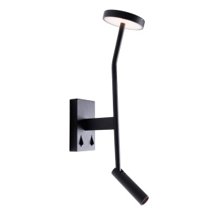 Aplica perete IBIZA W0349 LED Negru - Img 1