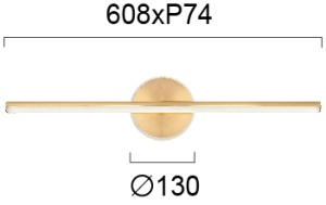 Aplica perete LED 3000K Camelia 4285801 - Img 2