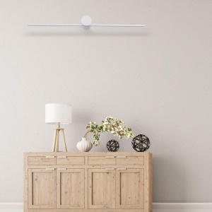 Aplica perete Modern Slim 60 cm Alb LED 3000K - Img 2