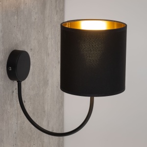 Aplica perete Negru 1xE27 TORENS 4593TK - Img 2