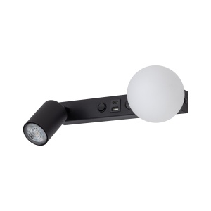 Aplica perete Negru 2xGU10 / G9 VOX 10152TK - Img 4