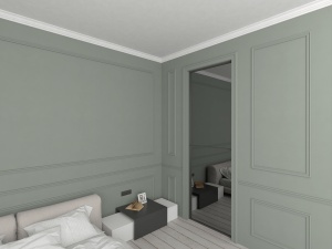 Bagheta de colt / Cornisa de interior BC09 dimensiuni 70x70x2000mm - Img 3
