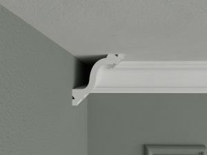 Bagheta de colt / Cornisa de interior poliuretan BC37 dimensiuni 96.5x96.5x2000mm - Img 2