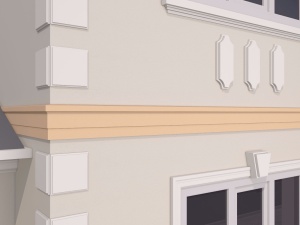 Brau decorativ de exterior FP306 dimensiuni 220x41x2000mm - Img 3