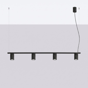 Candelabru KARBON 4 negru - Img 2