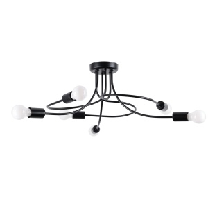 Candelabru LEVAR 6 Negru - Img 1