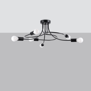 Candelabru LEVAR 6 Negru - Img 2