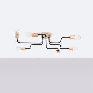 Candelabru TIMBO 6 Negru - Img 2