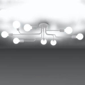 Candelabru VECTOR 8 Alb - Img 3