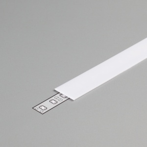 Difuzor de lumina LED din PVC, alb, 2.2x100 cm - Img 2